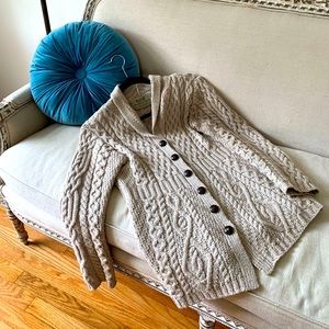 Aran Sweater Market Wool Cardigan
